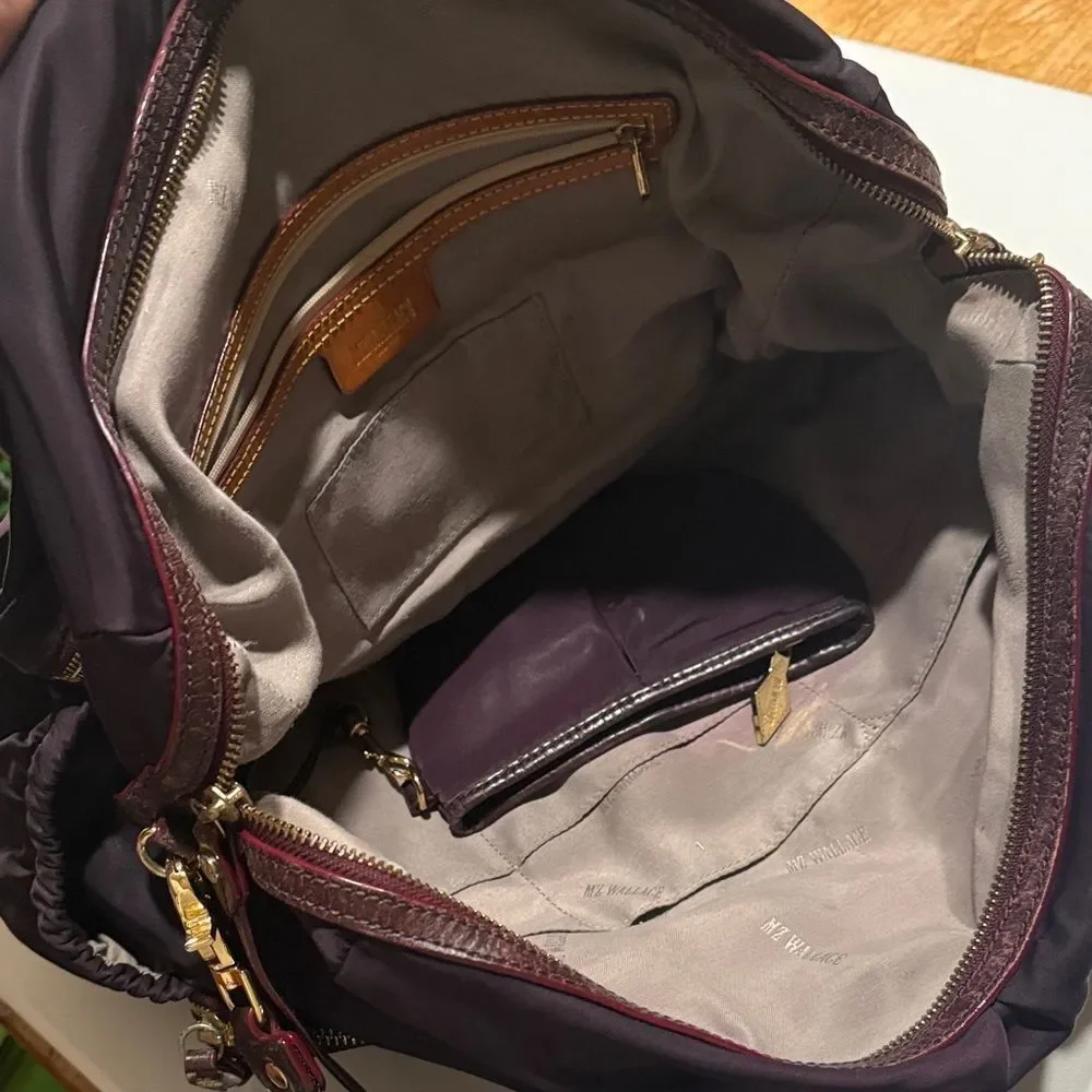 MZ Wallace Dark Purple Baby Bag
